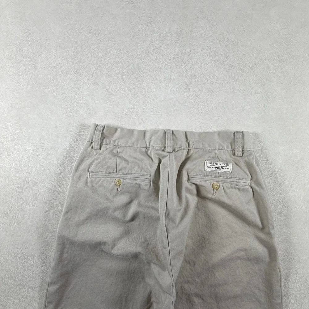 Polo Ralph Lauren Prospect Pant Mens 27x32 Tan Khaki Cotton Chino Straight Leg